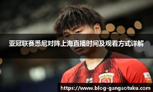 亚冠联赛悉尼对阵上海直播时间及观看方式详解
